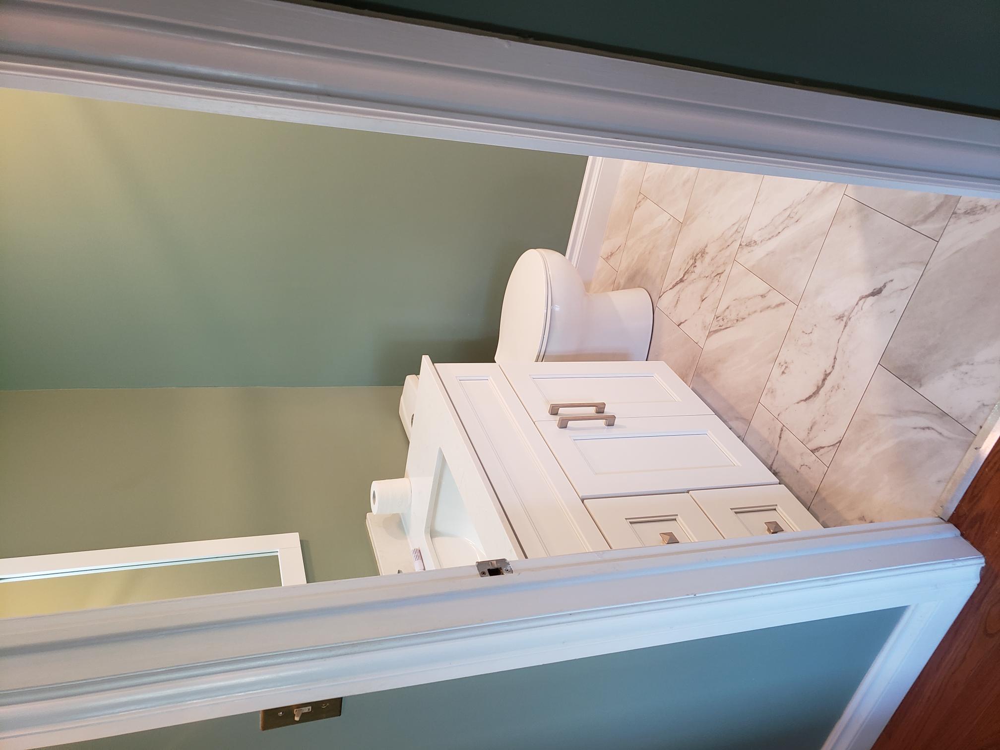 Bathroom after renovation view