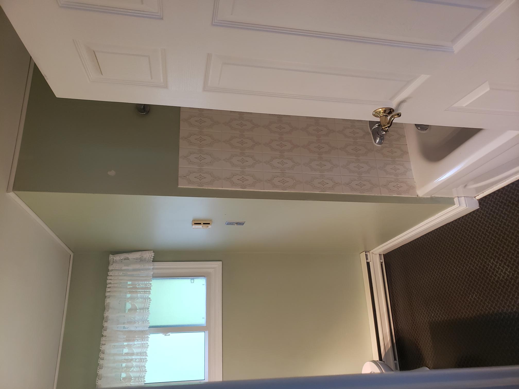 Bathroom before renovation view one