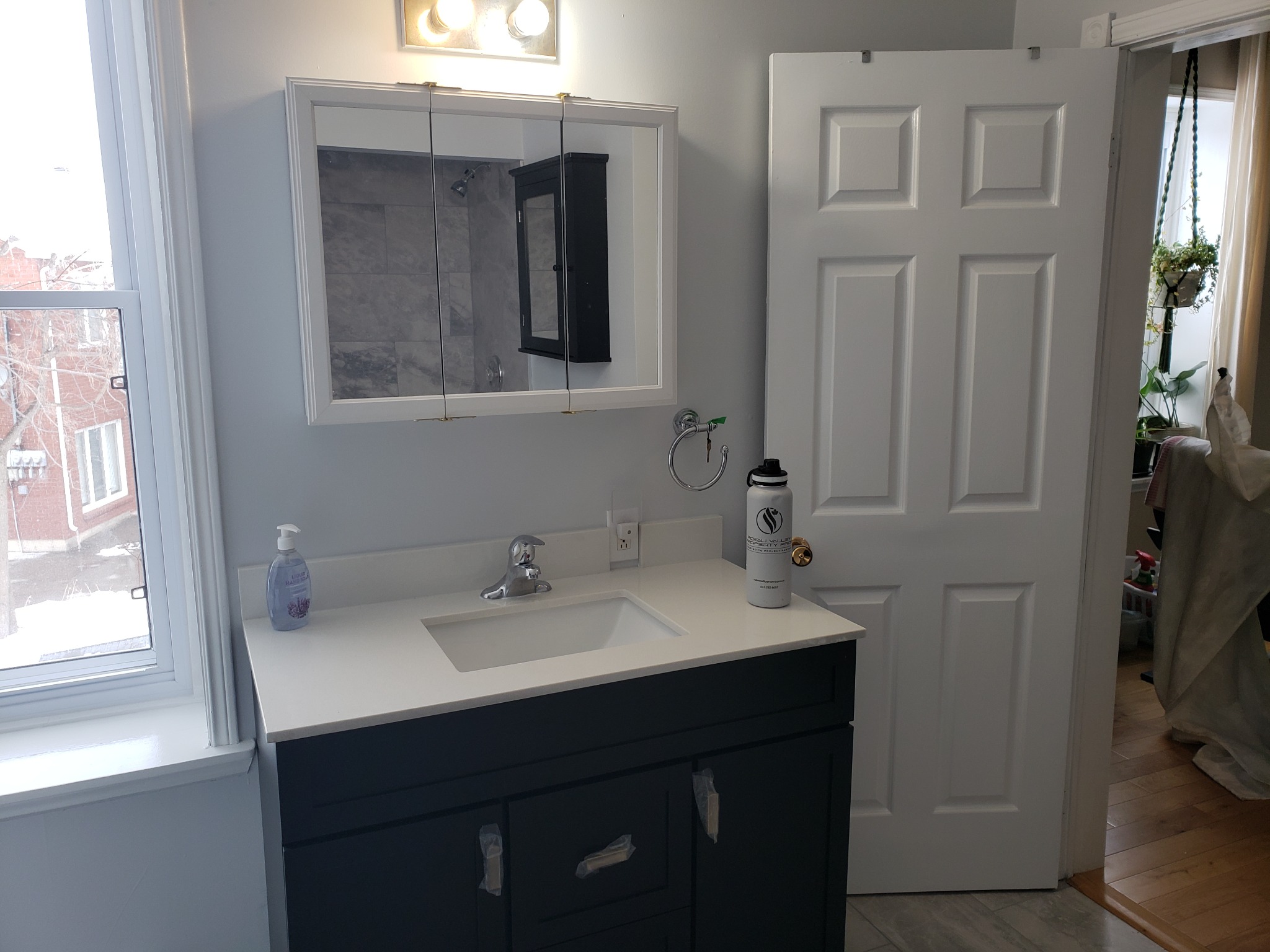 Bathroom vanity renovation