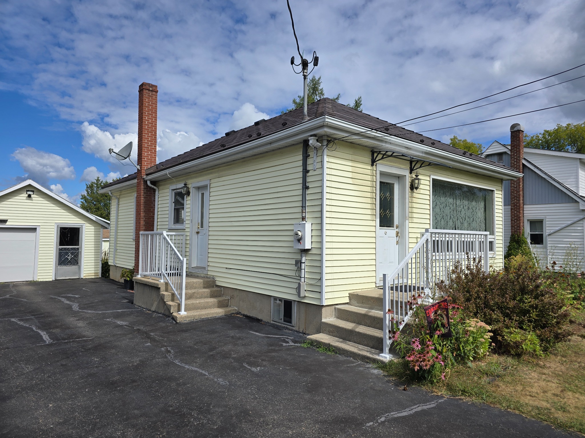 House after porch renovation